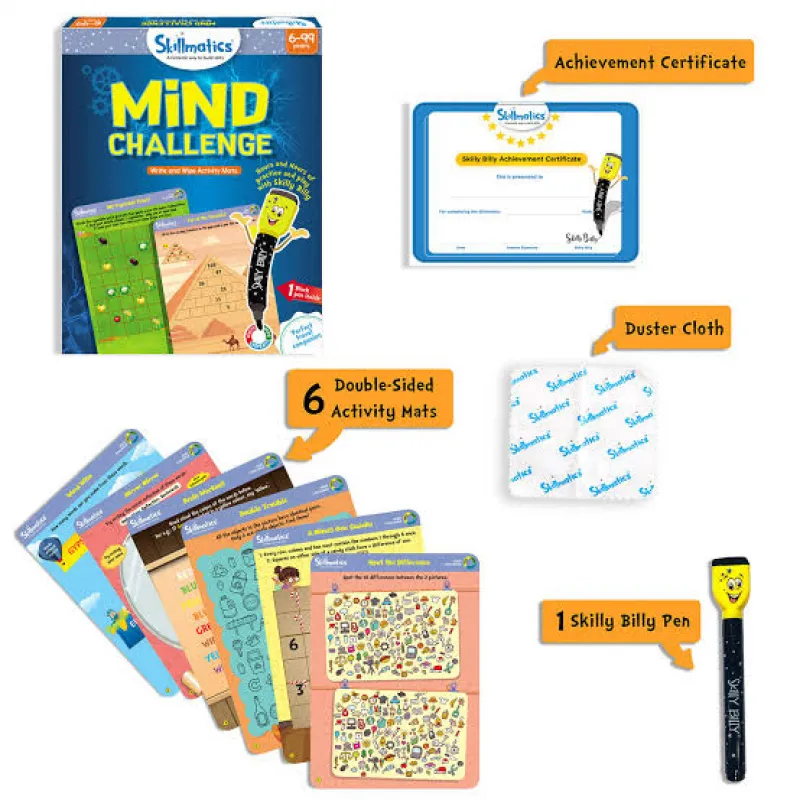 Skillmatics Educational Game : Mind Challenge