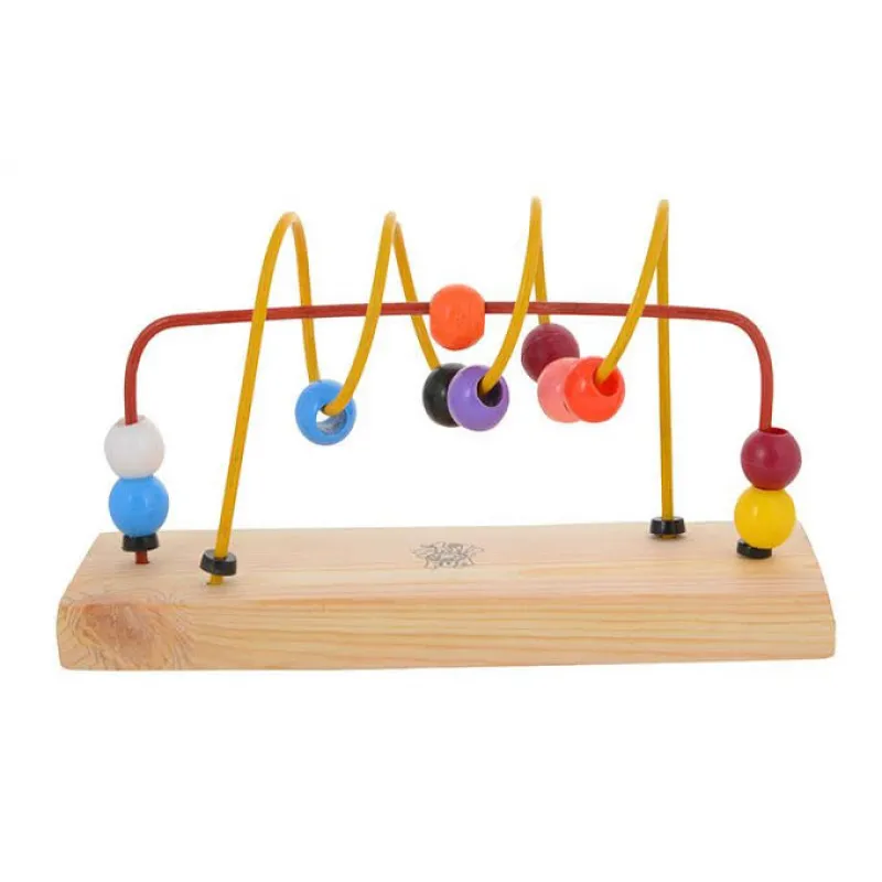 Skillofun Wooden Bead Shuttle - Spiral