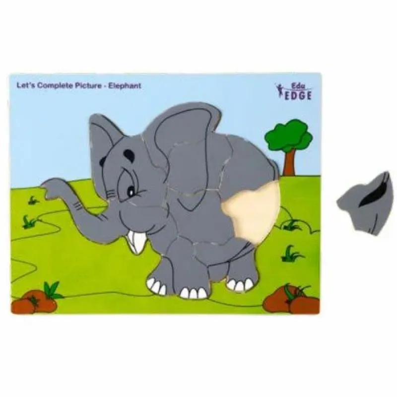 Eduedge Let's Complete Picture Animal - Elephant