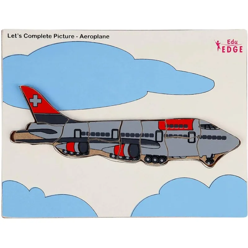 Eduedge Let's Complete Picture Vehicle - Aeroplane