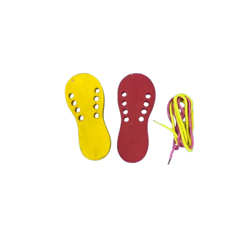 Wooden Shoe Lacing