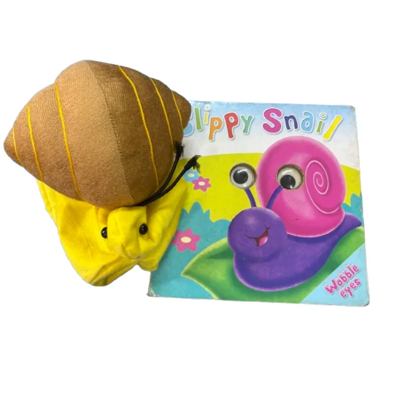 Slippy snail with puppet