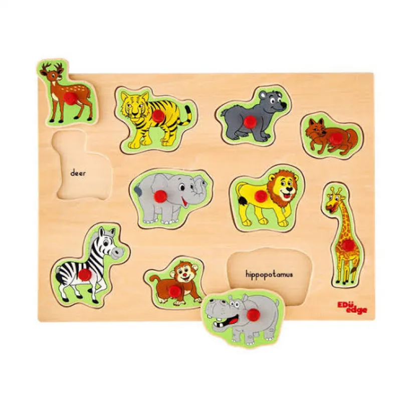 Eduedge - Wooden Wild animal Puzzle