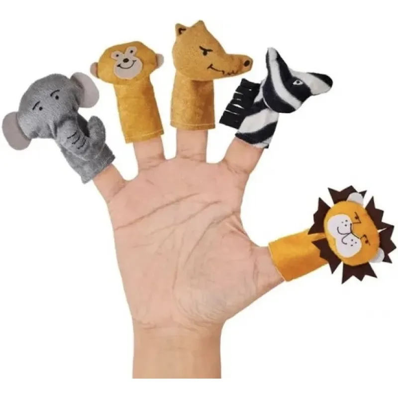 Eduedge - Wild Animals Set 1 Finger Puppets
