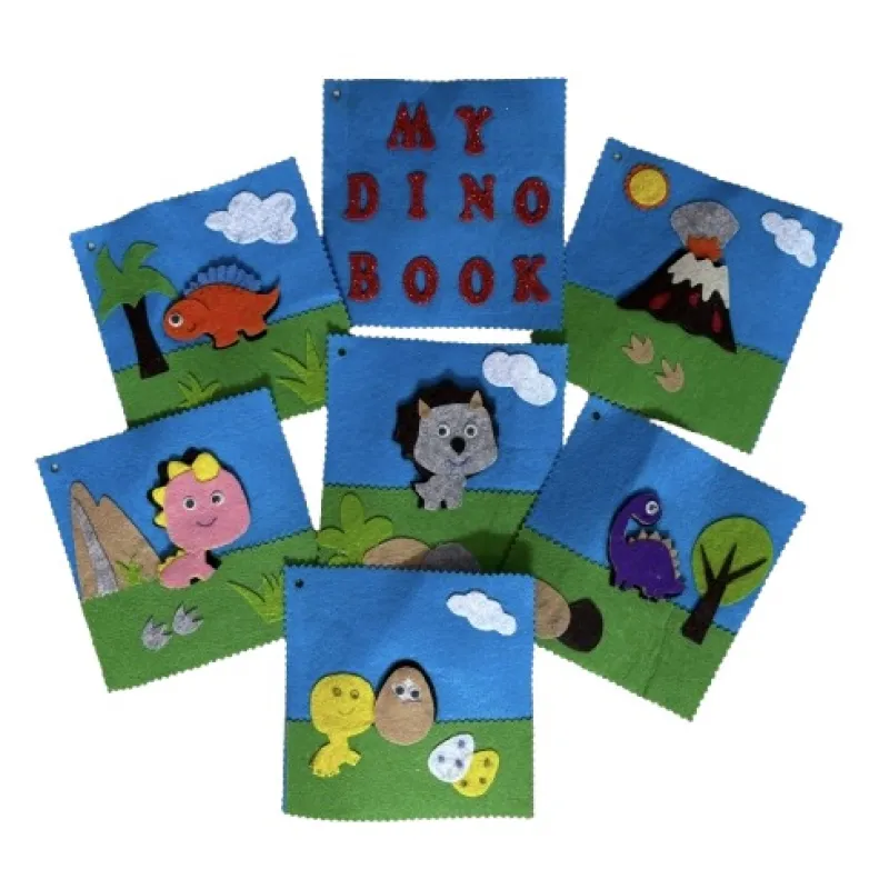 My Little Dino Felt Book