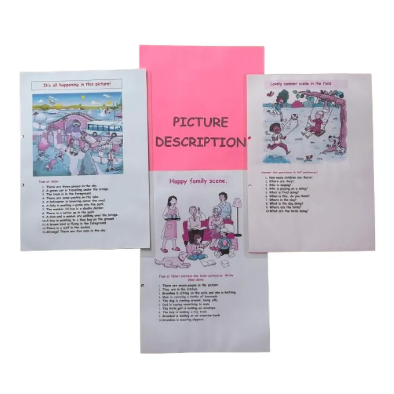 Picture Description Worksheets
