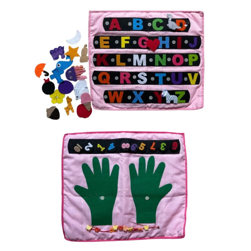 Felt Alphabets and Number Board.