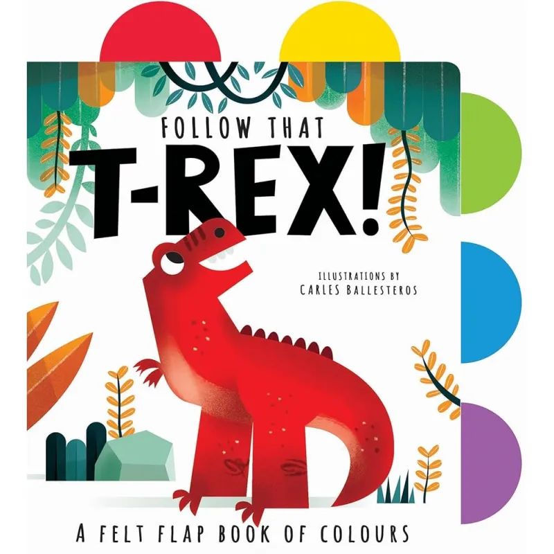 Follow That T-Rex! (Felt Flap)
