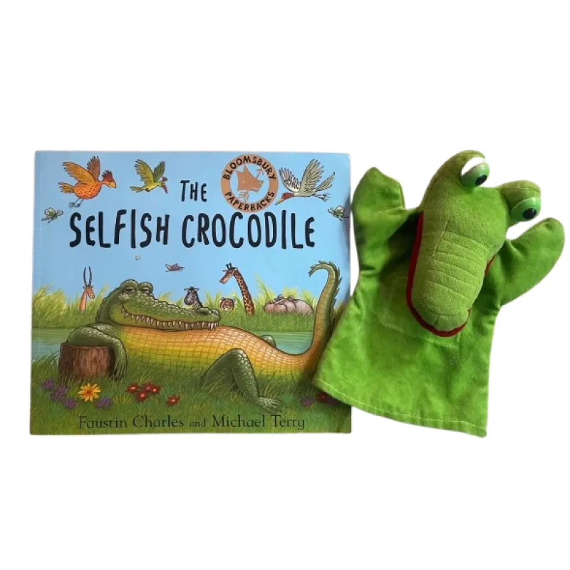 The selfish crocodile with puppet