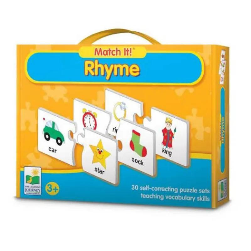 The Learning Journey - Match It! Rhyme Puzzle