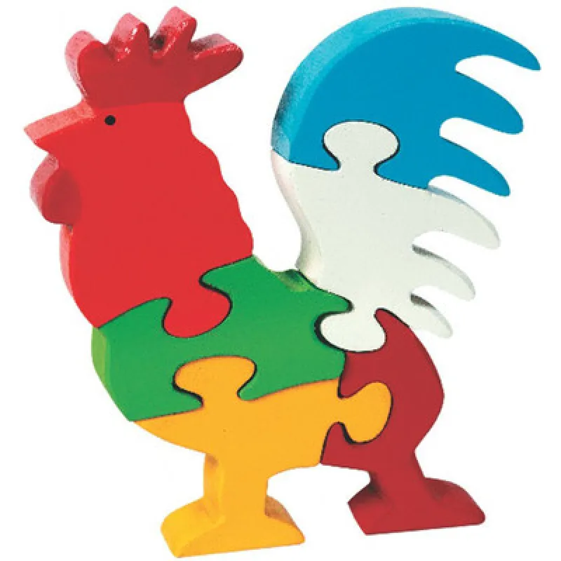 Skillofun - Wooden Take Apart Bird (Cock) Puzzle