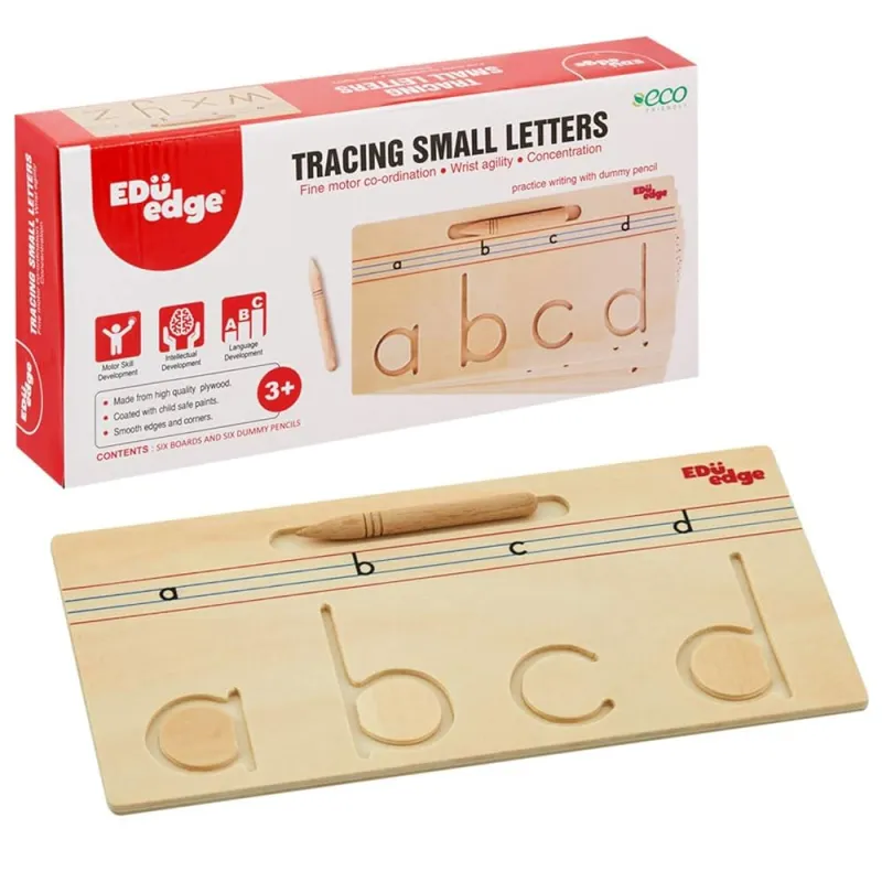 Eduedge - Wooden Let's Write - Alphabet Tracing Uppercase (A-M)