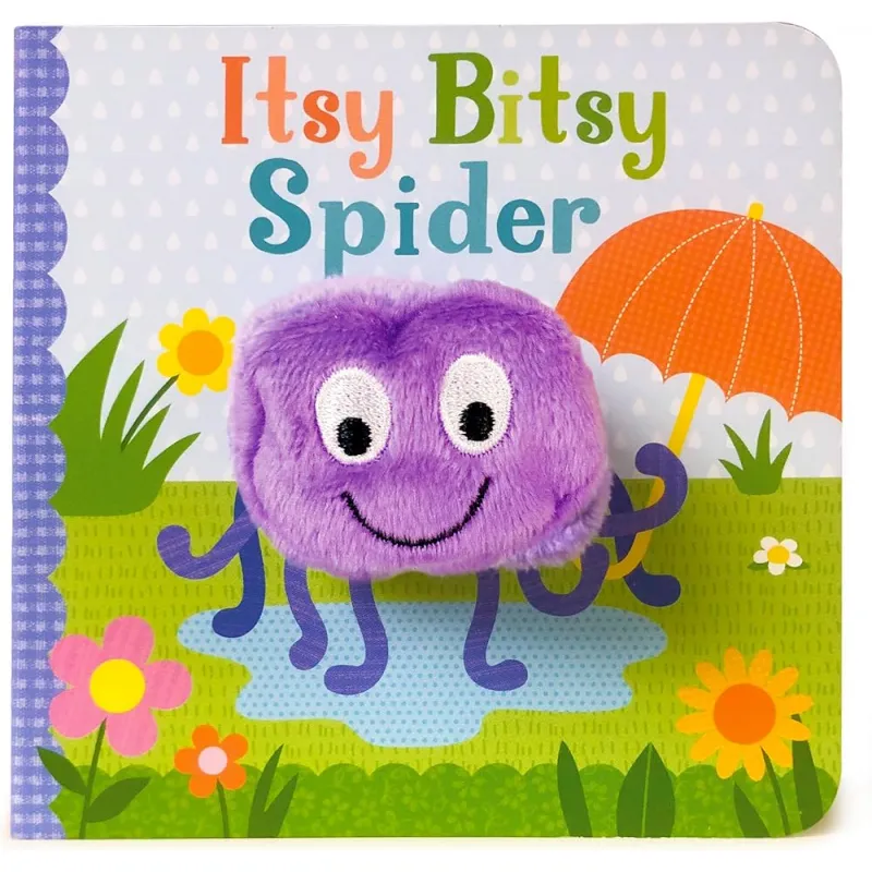 Itsy Bitsy Spider Finger Puppet Book