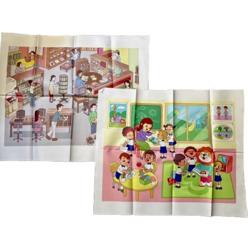 At The Library & Classroom Picture Talk