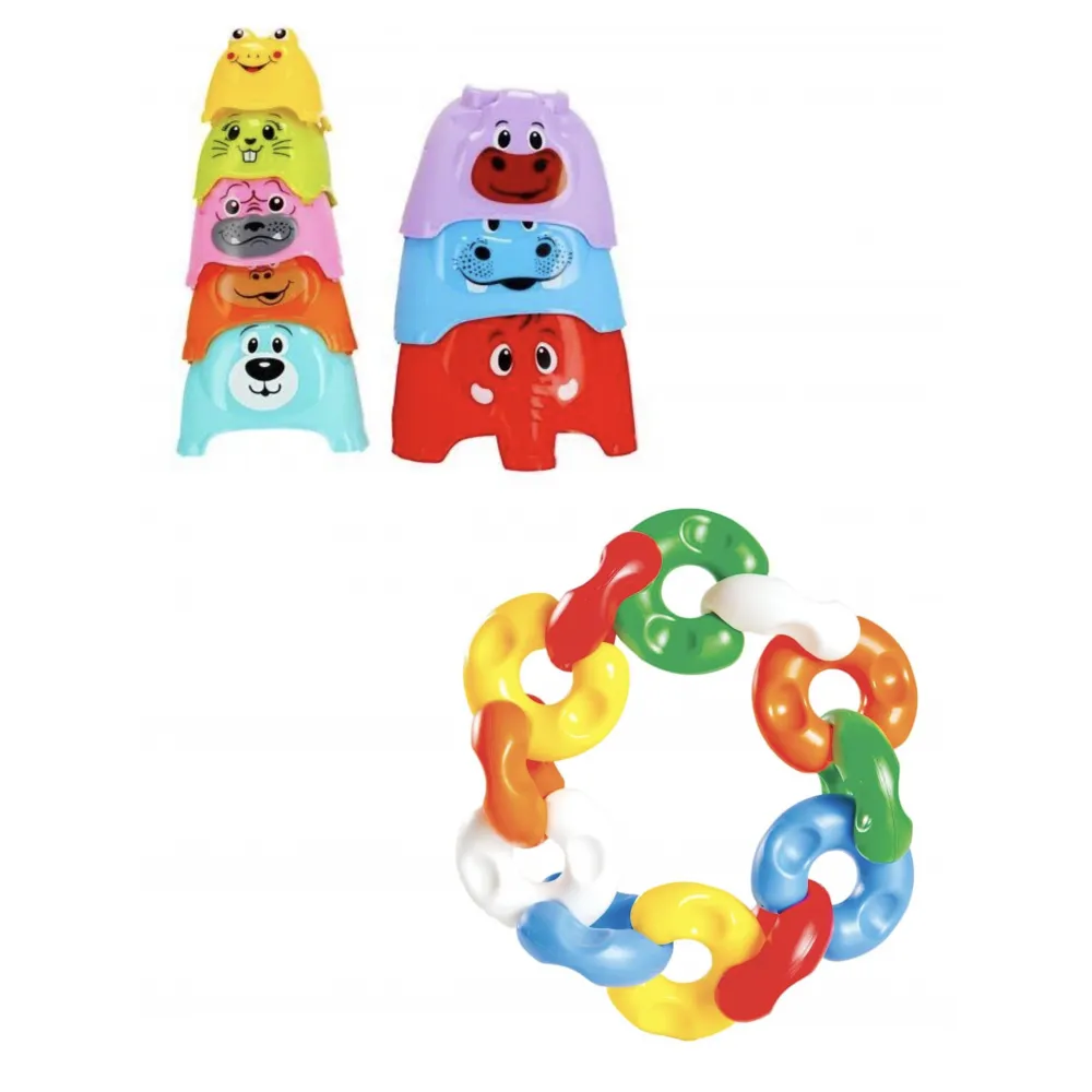 Funskool - Chain Links & Animals Stacking Cups