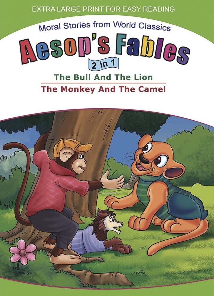 Aesop's Fables 2 in 1 - The Bull And Lion & The Monkey And The Camel