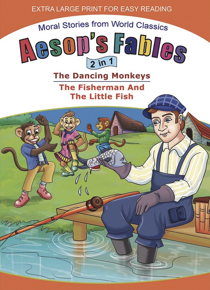 Aesop's Fables 2 in 1 - The Dancing Monkey & The Fisherman And The Little Fish