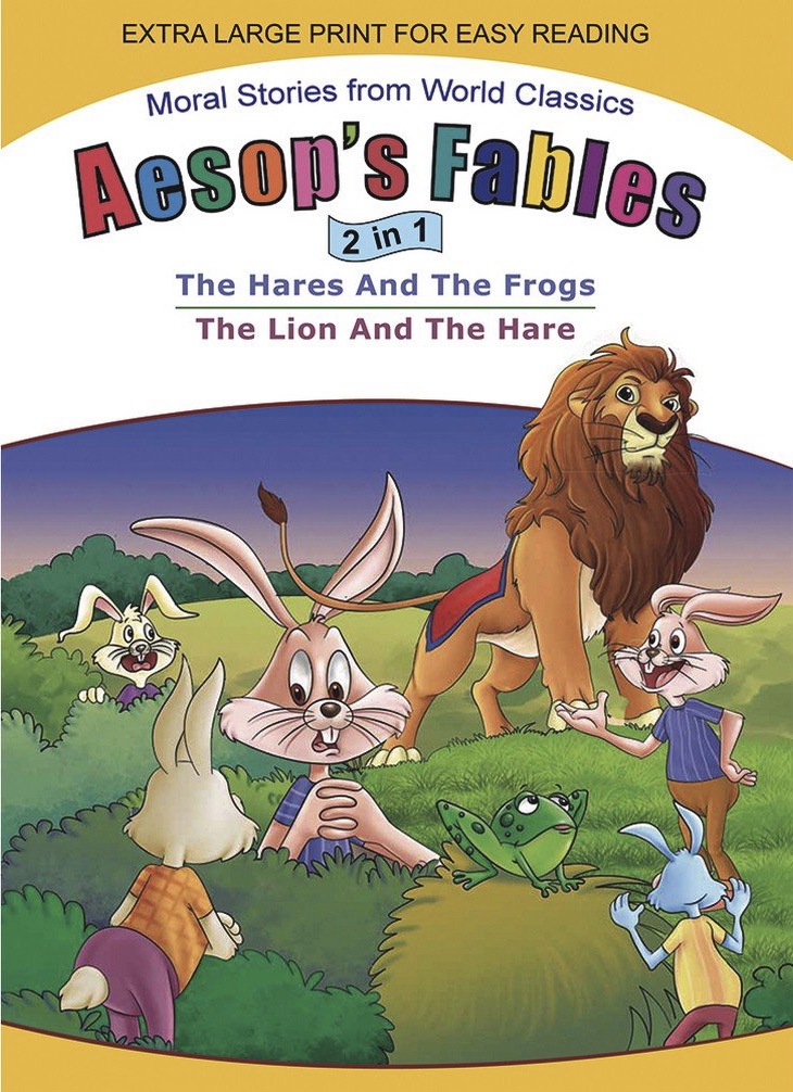 Aesop's Fables 2 in 1 - The Hares And Frogs & The Lion And The Hares