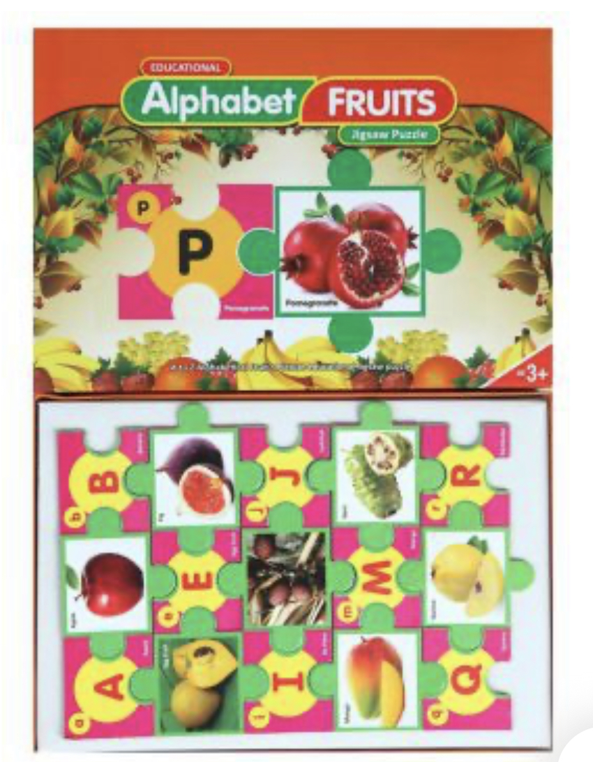 Alphabet Fruits Jigsaw Puzzle