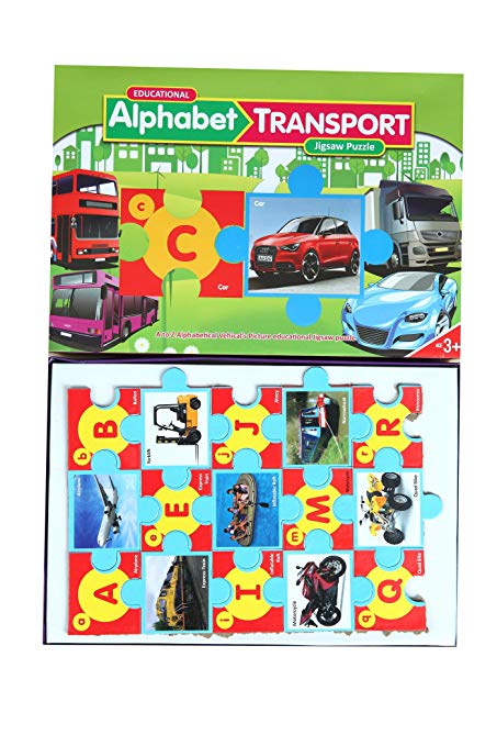 Alphabet Transport Jigsaw Puzzle