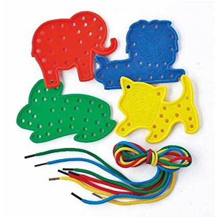 Animals Lacing Shapes