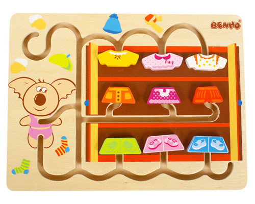 Benho - Wooden My Little Wardrobe Girl