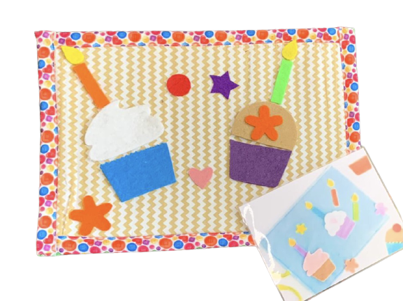 Birthday Wishes Cupcake Feltboard