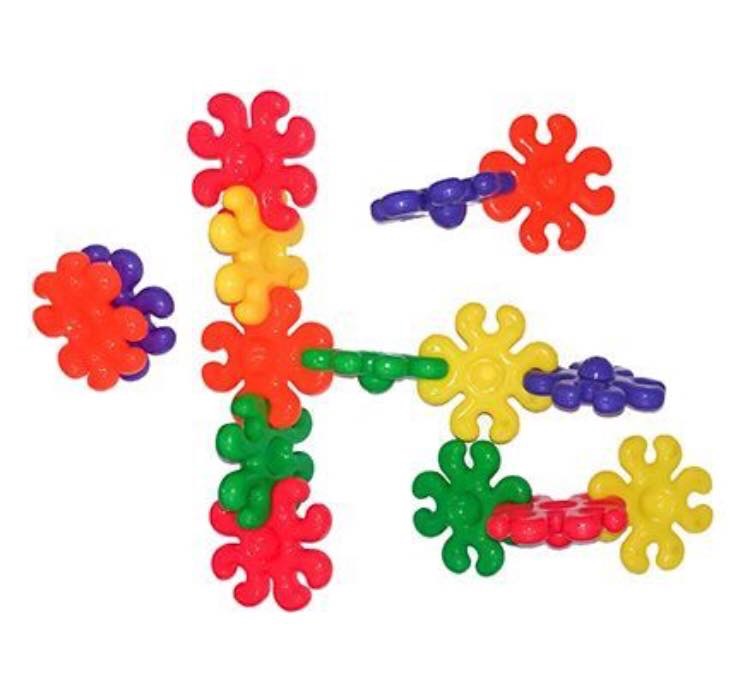 Bunny and Flower Shape Interlocking Toy