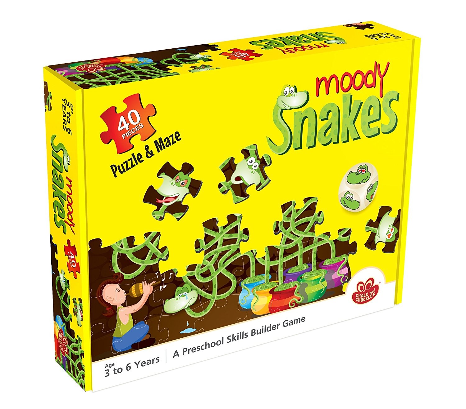 Chalk and Chuckles - Moody Snakes Puzzle
