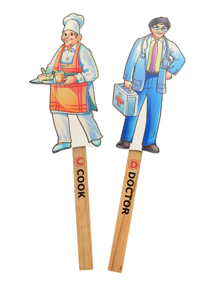 Community Helper Wands - Cook & Doctor