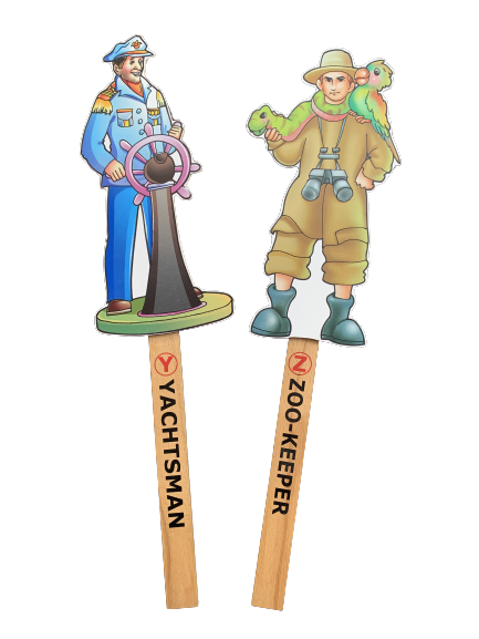 Community Helper Wands - Yachtsman & Zoo-Keeper