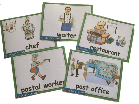 Community Helpers Jobs and Place Flashcards