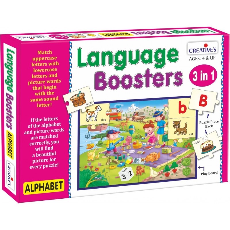 Creatives - Language Boosters 3 in 1 Alphabets