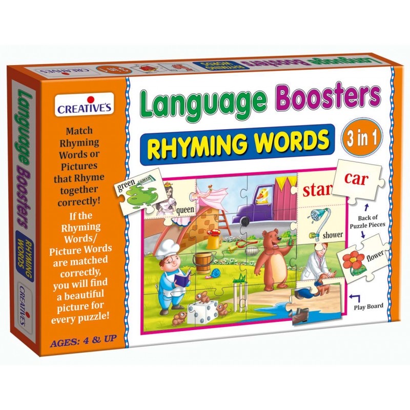 Creatives -Language Boosters 3 in 1 Rhyming Words