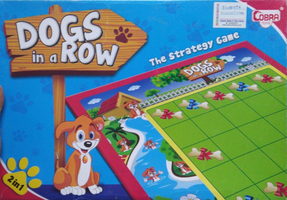 Dogs In A Row Board Game