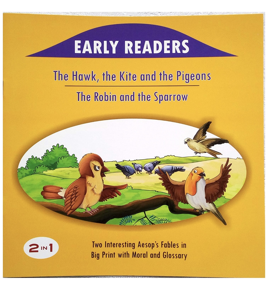 Early Readers 2 in 1 - The Hawk, Kite and the Pigeons /The Robin and the Sparrow