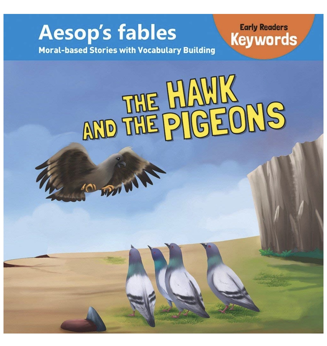 Early Readers Keywords - Aesop's fables - The Hawk And The Pigeons