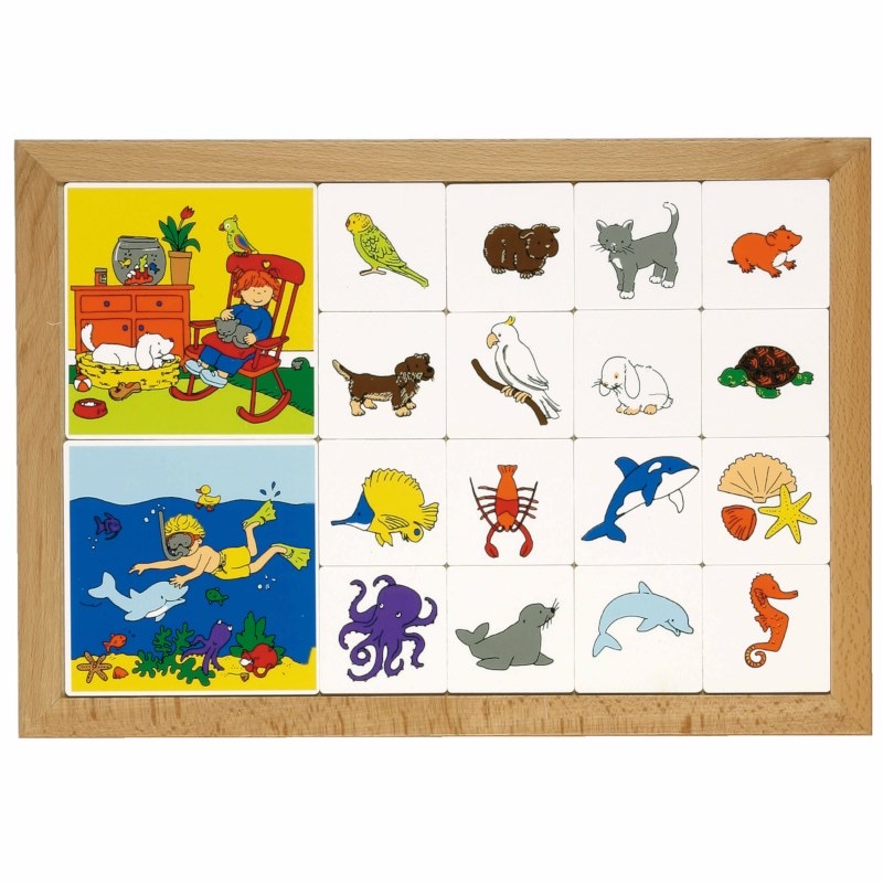 Educo - Sorting Lotto Pets & Sea Animals