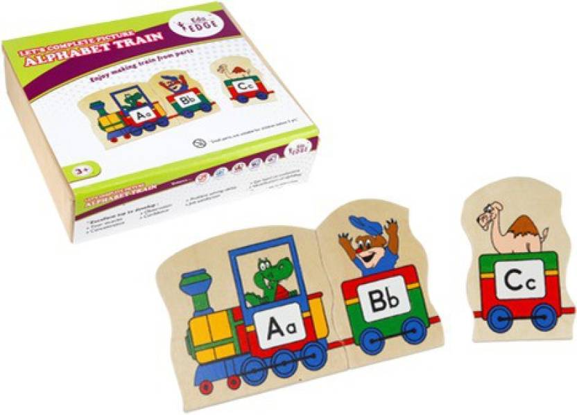Eduedge - Wooden Let's Complete Alphabet Train