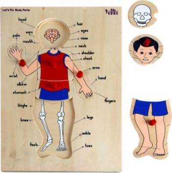 Eduedge - Wooden Let's Fix - Body Parts