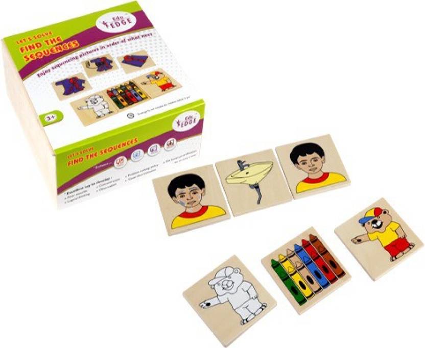 Eduedge - Wooden Let's Solve - Find The Sequence