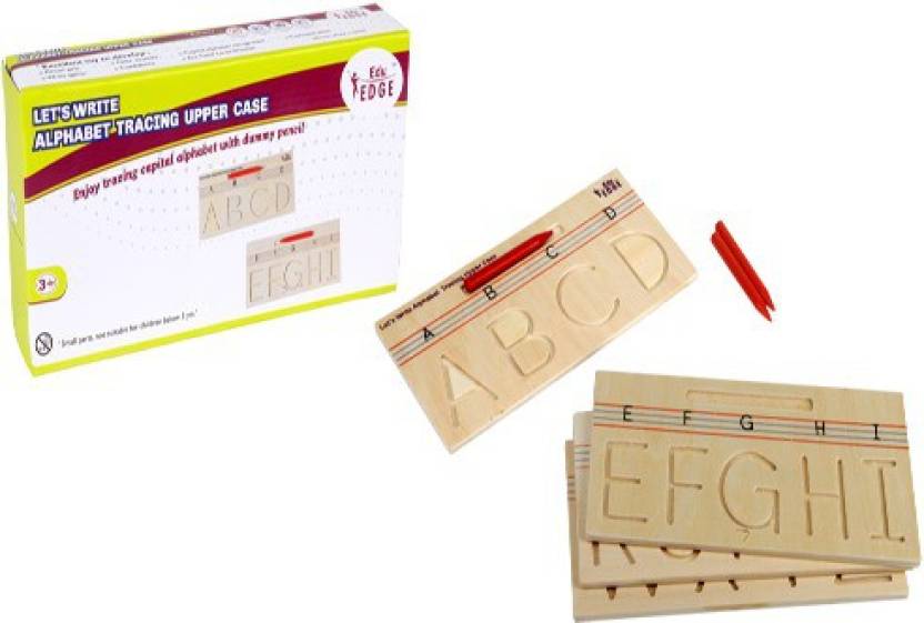Eduedge - Wooden Let's Write - Alphabet Tracing (N-Z)