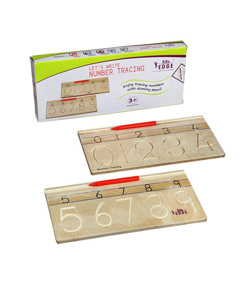 Eduedge - Wooden Let's Write - NumbersTracing