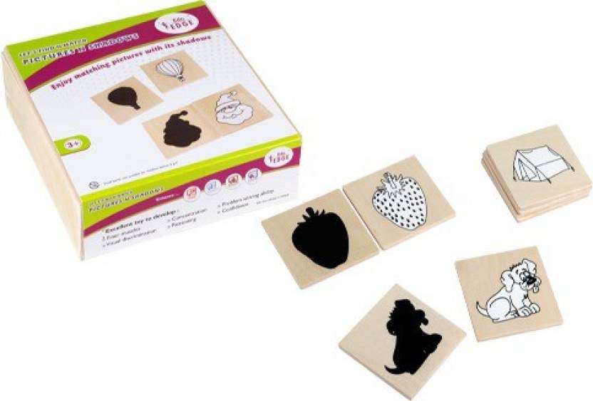 Eduedge - Wooden Lets's Find N Match - Pictures N Shadow