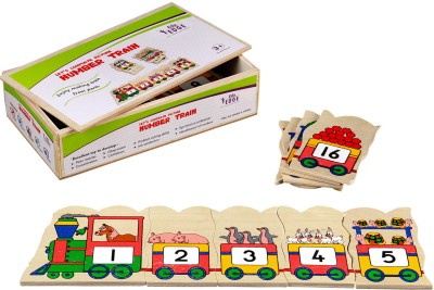 Eduedge Wooden Let's Complete Picture - Number Train