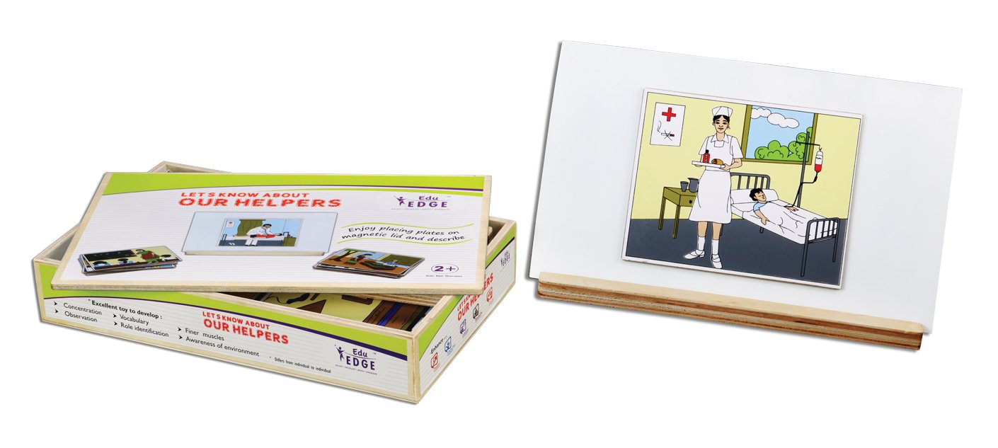 Eduedge Wooden Let's Know About Our Helpers