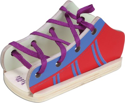 Eduedge Wooden Let's Lace - On Shoe