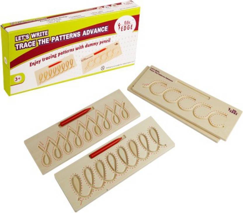 Eduedge Wooden Let's Write  - Trace the Pattern Advance