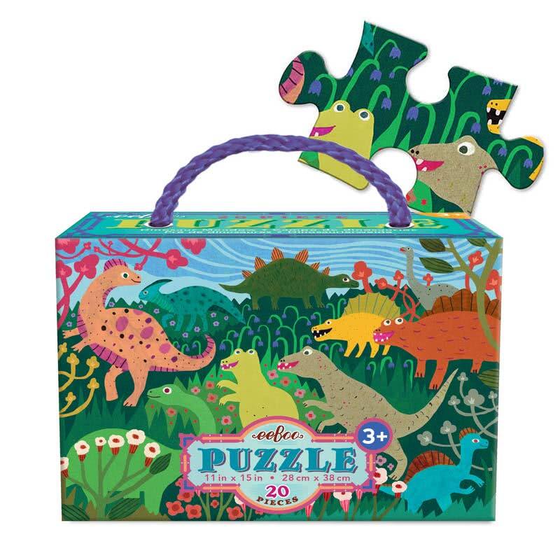 Eeboo - Dinosaur Meadow Puzzle