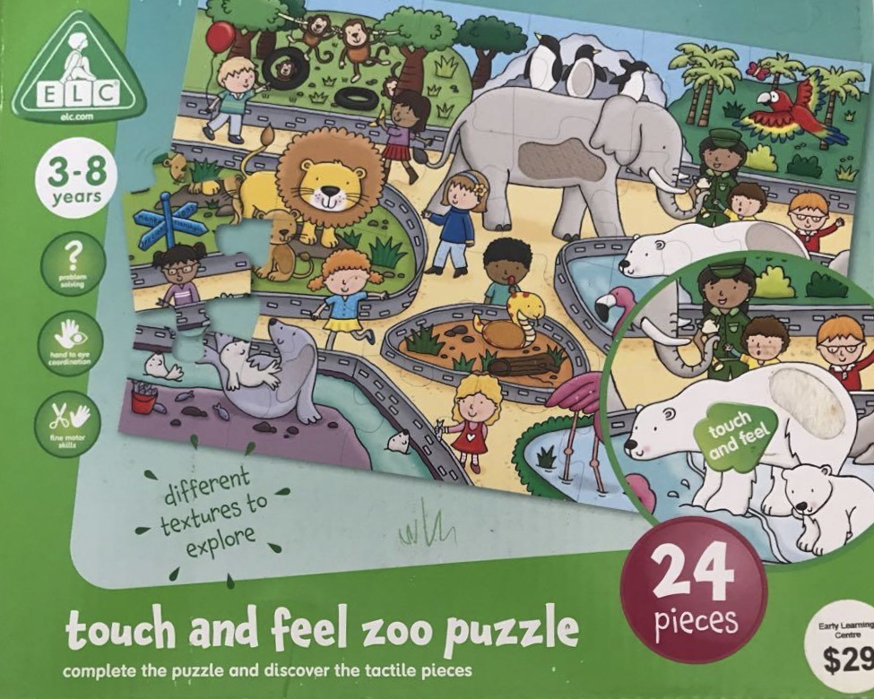 ELC - Touch and Feel Zoo Puzzle